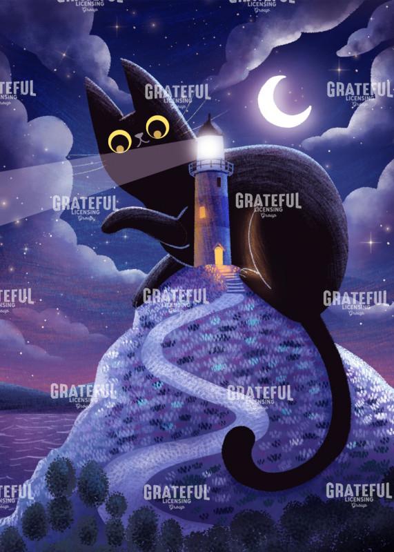 Cat and the Lighthouse