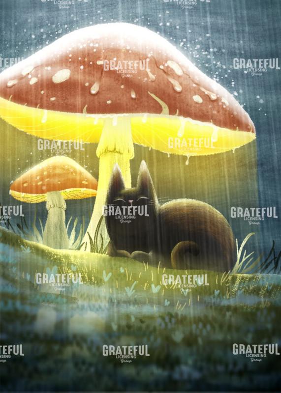Cat and the Mushroom
