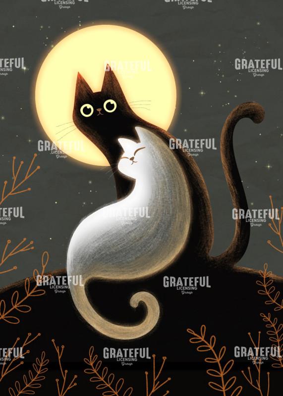 Cats in the Moonlight