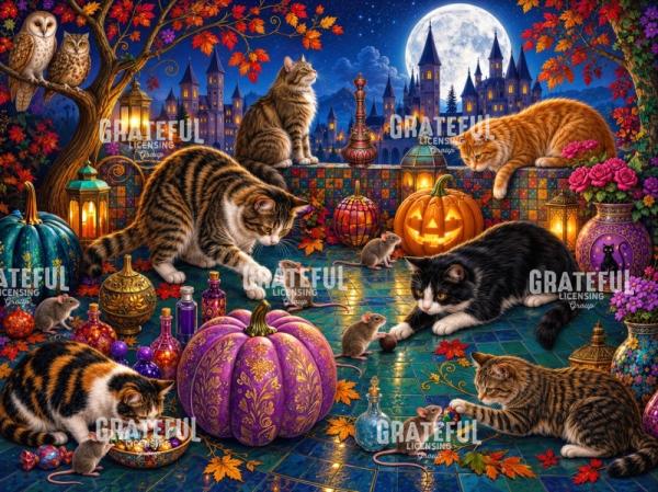 Mosaic Cats and Mice